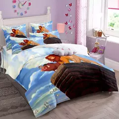 Disney Animation Lion King Capa de edredão para crianças, King Bedding Set,Teen Boy, Solteiro, Twin Size Conjuntos de cama, Colchas, Presente - Wolf Magazine