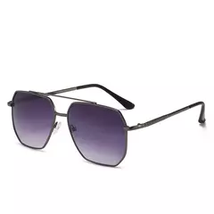 Óculos de sol clássicos para homens e mulheres, armação de metal, espelho, lazer, pesca, negócios, óculos, piloto, nova moda