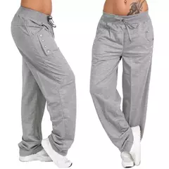 Calças casuais soltas para mulheres, calças jogger, leggings, plus size, preto, cinza, primavera, outono, 2023 na internet