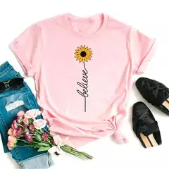 Maycaur-t-shirt de manga curta com estampa em margarida para mulheres, harajuku, anos 90, streetwear, engraçado, bonito, verão