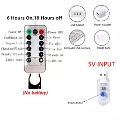 USB Curtain String Lights com controle remoto, guirlanda de Natal, festão, luz LED, festa de casamento, casa, quarto, Fairy Light Decor