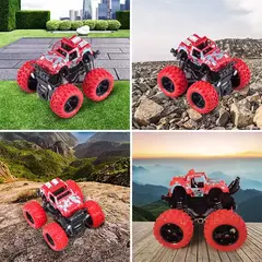 Puxe o carro de brinquedo para crianças, rotação inercial, tração nas quatro rodas, veículo off-road, SUV Racing Power, presente do carro na internet