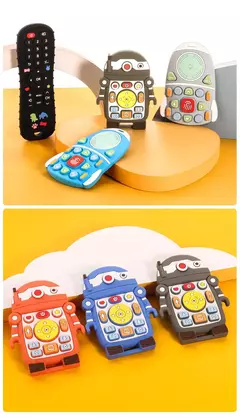 Bebê dentição brinquedos silicone mordedor mordedor mordedores para desenvolvimento de bebês chocalho bebê recém-nascido infantil sensorial brinquedos do bebê 0-3-6-12 m - loja online