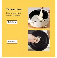 Panela elétrica de camada única ou dupla, Multi fogões, Panela antiaderente doméstica, Fogão de arroz, Eletrodomésticos de cozinha, 1-2 pessoas, 220V - Wolf Magazine