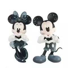 15cm disney mickey mouse minnie figura dos desenhos animados terno de maré decoração artesanal boneca ornamentos presente aniversário para brinquedos da menina - loja online