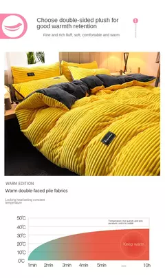 Grossa Monocromática Velvet Duvet Cover, Warm Bedding Set, Double Soft Quilt Cover, Twin Queen e Rei Consolador, Inverno, 220*240 - Wolf Magazine