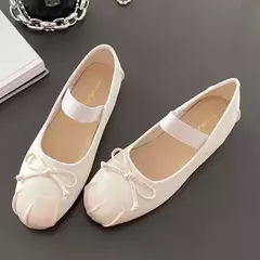 Imagem do Sapatilhas com nó borboleta para mulheres, sapatos Mary Jane, sandálias casuais femininas, calçado feminino, fora, slides de moda, Lolita, Novo, 2022, 2024