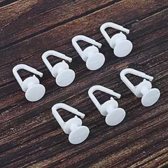 Ganchos de cortina para Plissado Lápis, Forma Glider, Janela Cortina Runners, Cortinas de suspensão Acessórios, Ganchos de plástico, 100 Pcs, 200 Pcs na internet