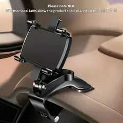 Suporte universal para painel de celular, suporte para celular para carro, clipe fácil, suporte para celular para navegação gps, suporte suspenso na internet