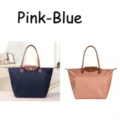 MINISO-Bolsa de Ombro Dobrável Feminina Clássica de Grande Capacidade, Bolsas de Nylon, Moda Casual, Alta Qualidade, Nova, 2024