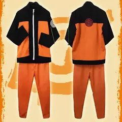 Anime kakashi cosplay traje uzumaki kakashi outfit adultos ternos masculinos trajes de desenhos animados japoneses manto calças superiores
