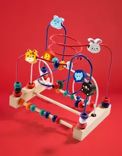 Montessori bebê montanha russa brinquedos labirinto de contas de madeira, quebra-cabeça educacional para aprendizagem precoce infantil, brinquedo de matemática para criança, 2024 - comprar online