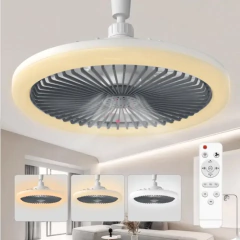 Ventilador de teto giratório 3 em 1, base conversora e27 led, controle remoto inteligente, ventiladores de quarto, lâmpada, estudo, cozinha, decoração de casa na internet