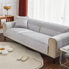 Anti-Slip Houndstooth Lace Sofa Slipcovers, Capas de assento do sofá, Pet Friendly, Capa de sofá, Docor, Sofá acolchoado - comprar online
