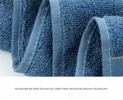 Toalha de algodão grosso altamente absorvente, toalhas de banho monocromáticas, microfibra Serviette, Cooling Towel, adequado para adultos e crianças - loja online