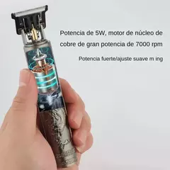Imagem do Elétrica sem fio cabelo Clipper, Profissional Barba Aparador, Beleza Kit, Tesoura Retro Bluetooth, Corte de cabelo