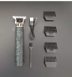 Imagem do 2024 barbeador elétrico profissional para homens navalha para homens cortador de barba aparador barbeiro máquina de barbear t9 máquina de cortar cabelo dropshipping