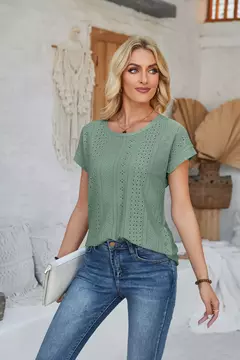 Imagem do Blusas vintage de grandes dimensões para mulheres, monocromáticas, casuais e soltas, camisas elegantes para jovens, tops femininos, moda, verão, 2024