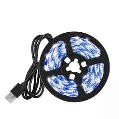 USB Estética LED Strip Lights, Decoração de Natal, Quarto, Armários, Cozinha, TV Ambient Ring Light, Neon Wall Lamps, 5m na internet
