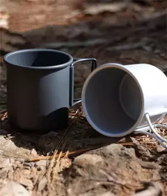 Portátil ultraleve alumínio liga água Cup, Outdoor Camping Cup, 300ml - loja online