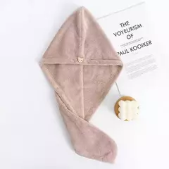 Toalha de cabelo comprido de secagem rápida para mulheres, boné de banho macio com microfibra, chapéu de banho na internet