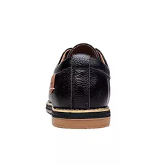 Oxfords-Sapatos masculinos de couro genuíno, mocassins italianos, brogue, com renda, mocassins casuais, marca de luxo, plus size 38-48
