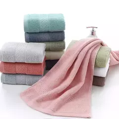 Toalha de banho para adultos, 100% algodão puro, absorvente macio, ultra macio e altamente absorvente, use banho de mão e rosto - loja online