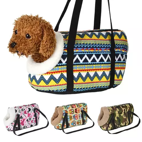 Clássico portador de animais de estimação para cães pequenos aconchegante macio filhote de cachorro gato sacos para cães mochila viagem ao ar livre pet sling saco chihuahua pug suprimentos para animais de estimação