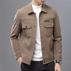 Casaco de veludo masculino único-breasted duplo bolso lapela multi-cores senhores casual juventude moda luxo workwear casaco - Wolf Magazine