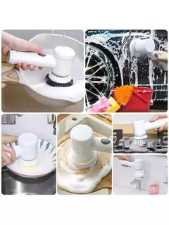 Xiaomi power purificador 5 cabeça de escova substituível elétrica rotação purificador escova limpeza do banheiro power purificador escova elétrica casa