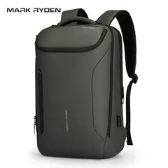 MARK RYDEN-Mochila Laptop para Homens, Espaçosa Mochila De Viagem, Pendulares, COMPACTO PRO, 17";;VERDADEIRO;;"2 Main Pockets Black - comprar online