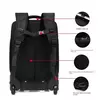 Saco de embarque multifuncional, mochila de negócios dura, trole bag, mala de viagem, bagagem de rolamento, grande capacidade, 19";;VERDADEIRO;;"Blue,19