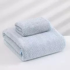 Conjunto de três peças de toalha de banho de abacaxi, toalha de rosto doméstica, espessada e aumentada, secagem rápida, algodão - Wolf Magazine