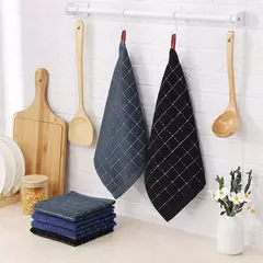 Homaxy-Absorbent Kitchen Dishcloth, Panos Ultra Macios, Toalhas de Secagem à Mão, Ferramentas de Limpeza Doméstica, 100% Algodão, 4 Pcs, 6Pcs - loja online