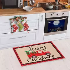Tapete ao ar livre da porta do Natal, tapete de Papai Noel, casar decorações do Natal para a casa, ornamento do Xmas, presentes do ano novo, 2025, 2025 na internet