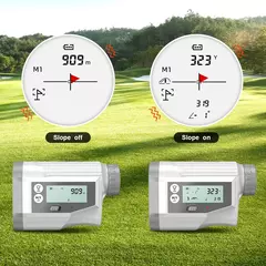 Nohawk golf laser rangefinder usb recarregável com compensação de inclinação para golfista range finder caça monocular - loja online