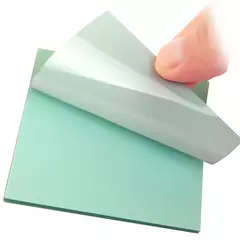 Criativa Transparente PET Sticky Note Pads, Waterproof Posted It Notepads, Papelaria Escolar, Material de Escritório, 50 Folhas - loja online