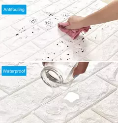 1/3/5/10 m 3d auto-adesivo papel de parede adesivos 3m tijolo adesivos de parede decoração de casa papel de parede para paredes diy quarto