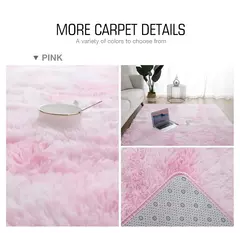 Imagem do Tapete macio cinza luxuoso para sala de estar, Tapete de veludo macio, Tapete antiderrapante, Decoração de casa, Cobertor para crianças