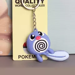 Imagem do Pokemon chaveiro pikachu anime figura de ação brinquedo kawaii dos desenhos animados moda charmander psyduck boneca chaveiro saco carro pingente presente do miúdo