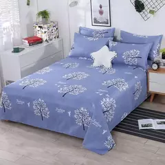 Home Textile Conjunto de lençóis com fronhas, cama plana, Lovers Room, Material de algodão, 3pcs - Wolf Magazine