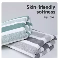 Toalha de banho absorvente grossa, Toalha macia para casa, 1 Pc na internet