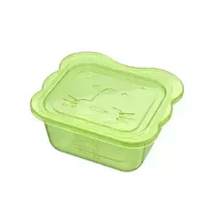 Imagem do Bandeja de gelo do silicone do produto comestível PP, Caixa do suplemento alimentar, baixa temperatura com tampa, fácil de limpar, caixa do molde do bolo do arroz do bebê das crianças