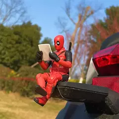 Anime deadpool figura de ação decoração interior do carro brinquedos pingente acessórios do carro modelo mini boneca estatueta crianças brinquedo presente - comprar online