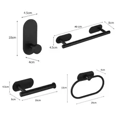 Barra De Toalha De Banho 304 Toalheiros De Aço Inoxidável Toalha Anel Toalha Suporte Do Papel Higiênico Escovado Ouro Banheiro Hardware Acessórios Set - Wolf Magazine