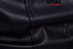 Jaqueta de couro multi zíper para homens, B013 armadura de motocicleta, jaqueta moto, novo - comprar online