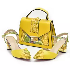 Conjunto italiano de sapatos e sacos para mulheres, sapatos luxuosos, saltos altos para senhoras, designers nigerianas, bombas de festa, sexy, 2022 - Wolf Magazine