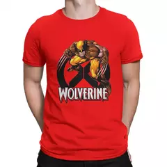 Camisetas Marvel Super Hero para homens, gola redonda, manga curta, X-Man, Wolverine, Humor, presente, roupas de ideia, 100% algodão - Wolf Magazine