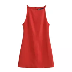TRAF-Mini vestido de cabedal feminino fora do ombro, elegante vestidos de festa, branco, preto, vermelho, azul, curto, verão, novo - comprar online