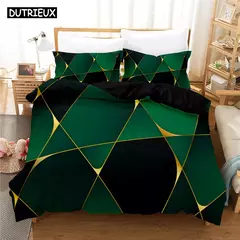 3D Stone Bedding Sets, Duvet Cover Set com fronha, Twin, Full, Queen, King Roupa de cama, Roupa de cama